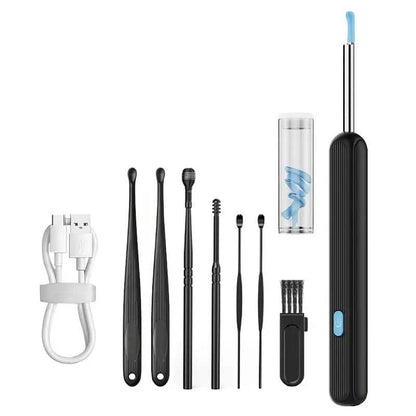 Ear Wax Removal Kit with Camera, Light and 6 Ear Spoons DailySale