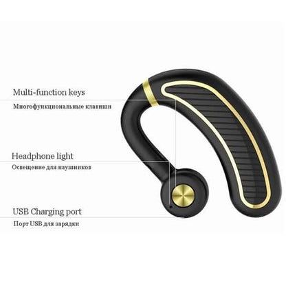 Earhook Business Earphone with Mic DailySale