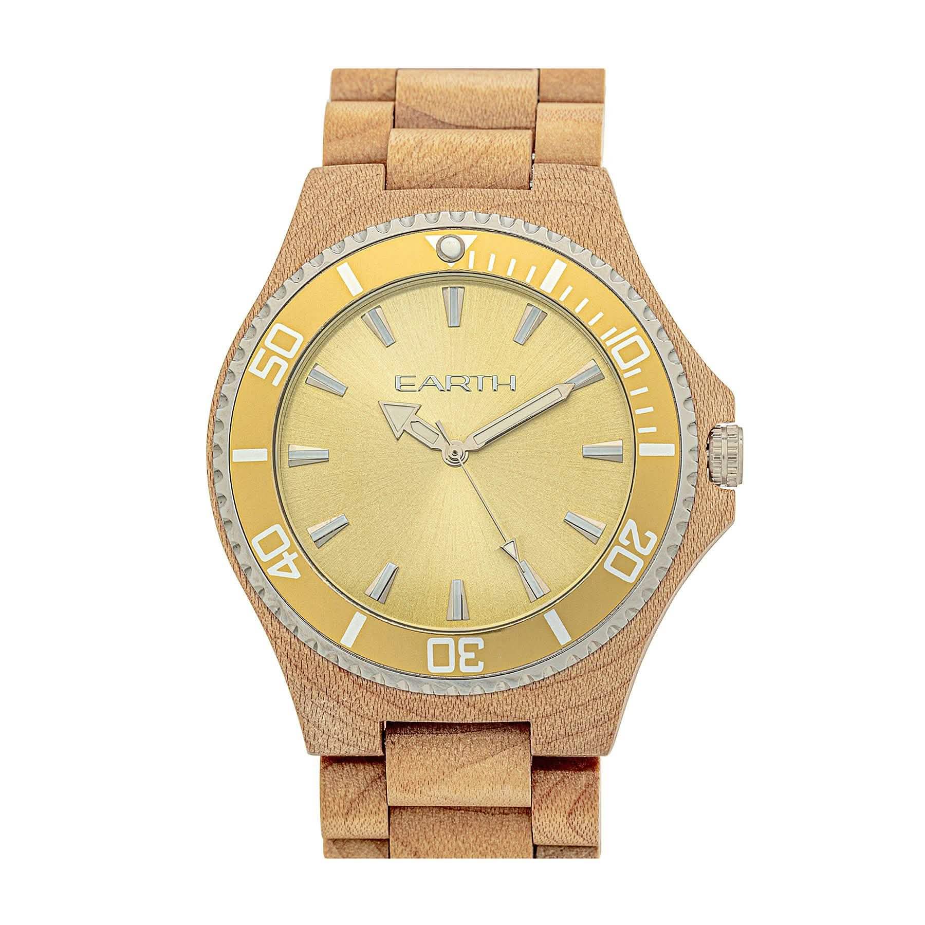 Earth Wood Centurion Quartz Eco Friendly Bracelet Watch DailySale