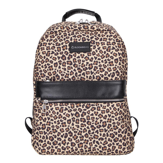 Earthy Leopard 13-14 inch MacBook / Laptop Backpack Mizuri Leather