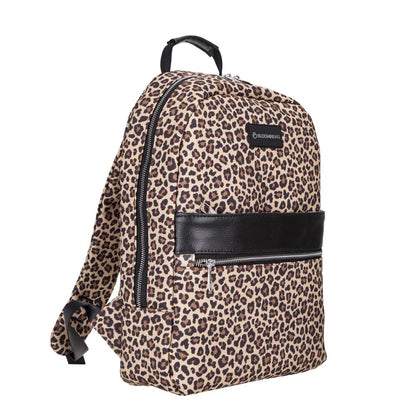 Earthy Leopard 13-14 inch MacBook / Laptop Backpack Mizuri Leather