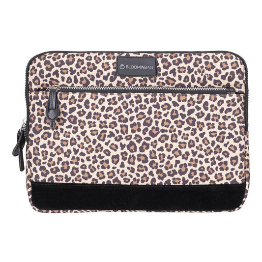 Earthy Leopard 15-16 inch Laptop / MacBook Sleeve Mizuri Leather