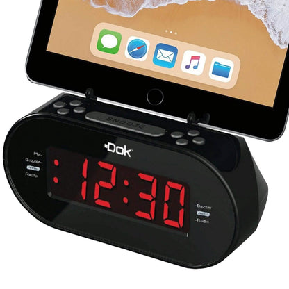 Easy Dok Alarm Clock with Universal Smart Phone Cradle DailySale