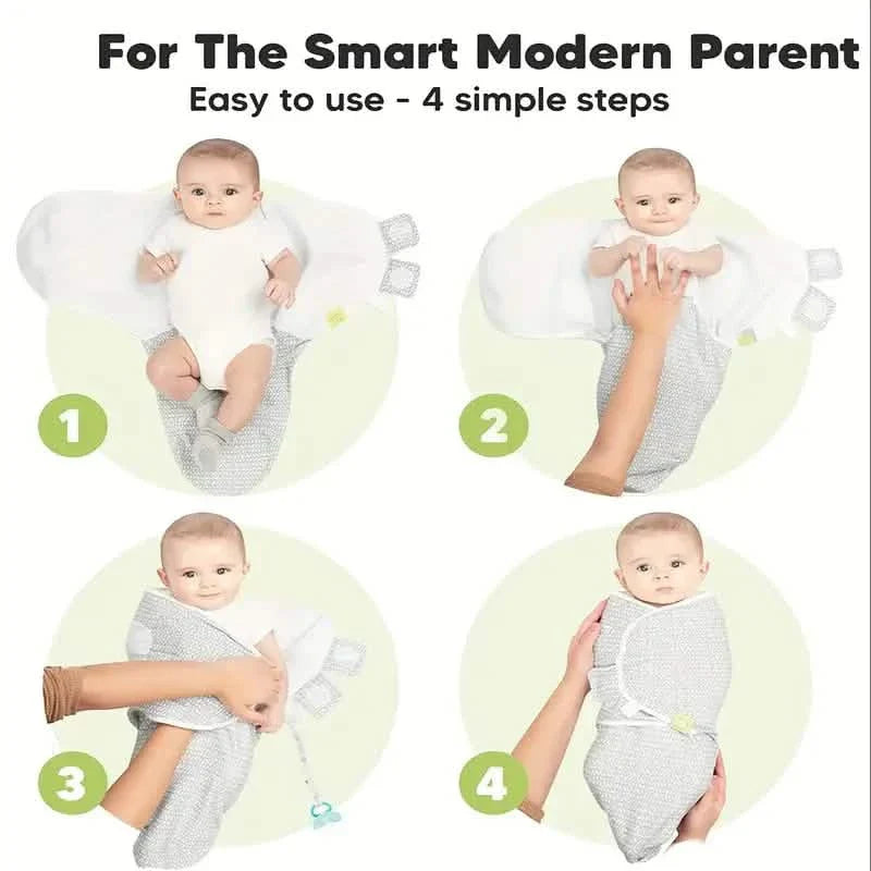 Easy-to-Wrap Swaddling Blankets For Newborns DailySale
