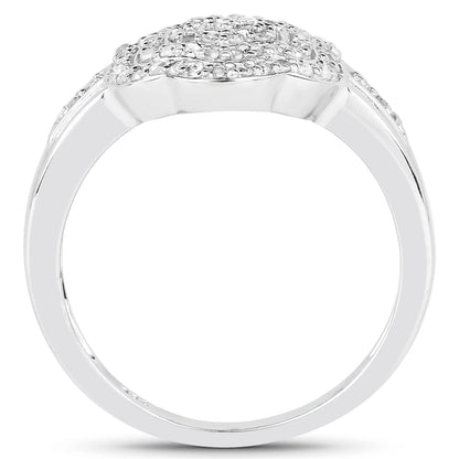 14K Yellow Gold Plated 0.29 Carat Genuine White Diamond .925 Sterling Silver Ring Bids.com
