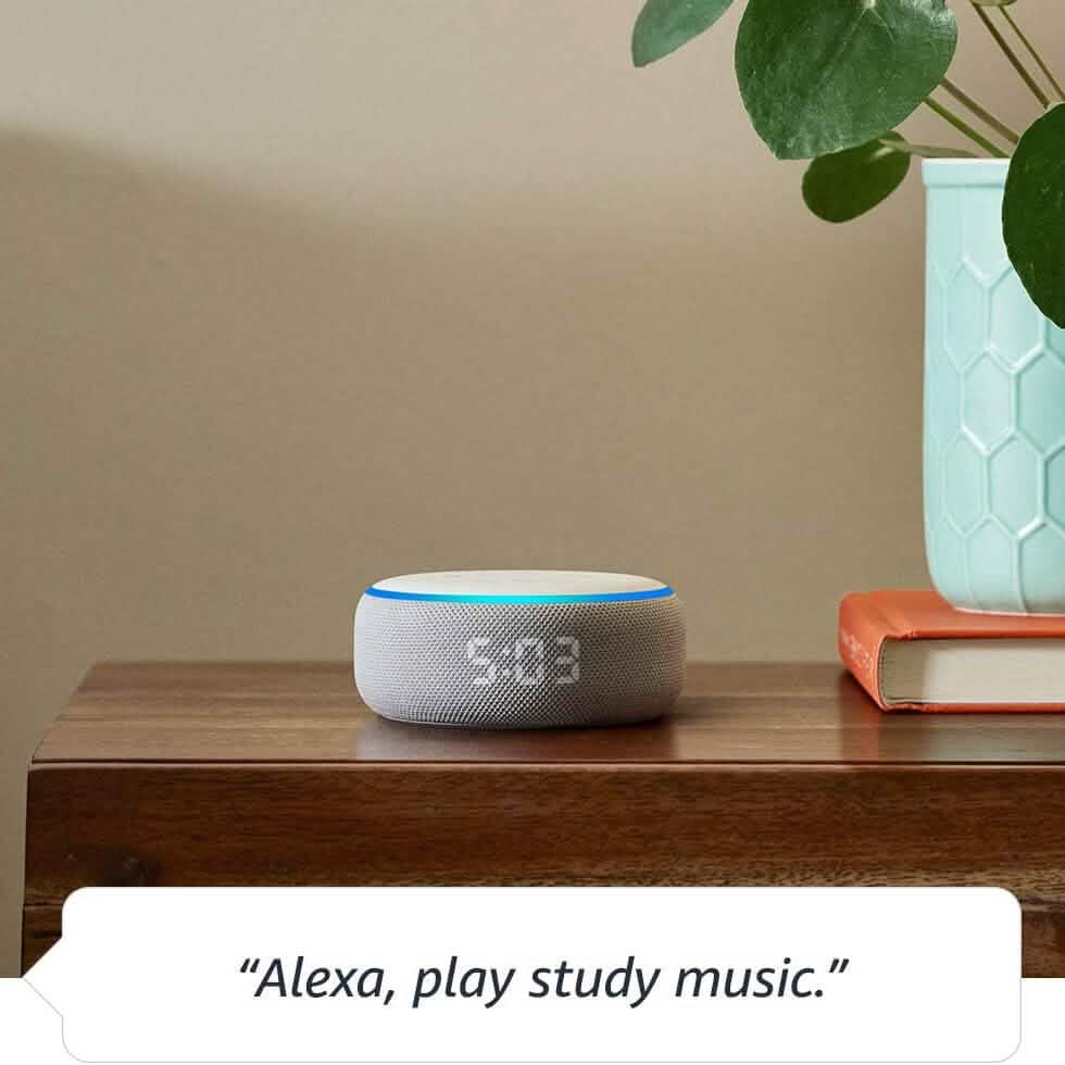 Echo Dot (3rd Gen) - Smart speaker with clock and Alexa  (Refurbished) DailySale