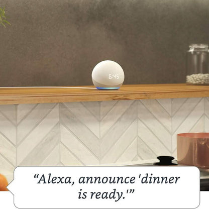 Echo Dot (4th Gen) | Smart Speaker With Clock and Alexa  (Refurbished) DailySale