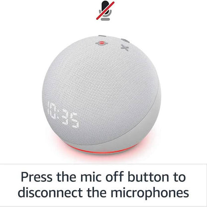 Echo Dot (4th Gen) | Smart Speaker With Clock and Alexa  (Refurbished) DailySale