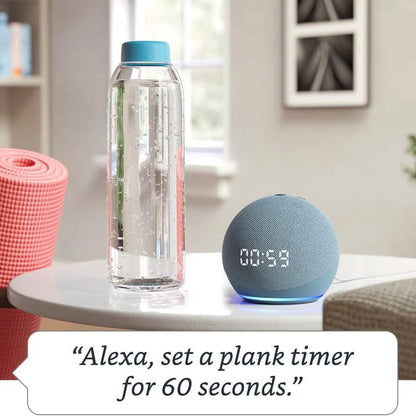 Echo Dot (4th Gen) | Smart Speaker With Clock and Alexa  (Refurbished) DailySale