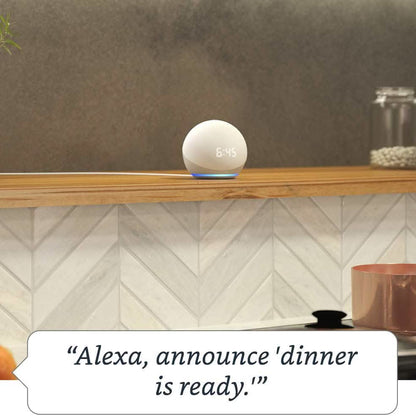 Amazon Echo Dot 4th Gen Smart speaker with clock and Alexa DailySale