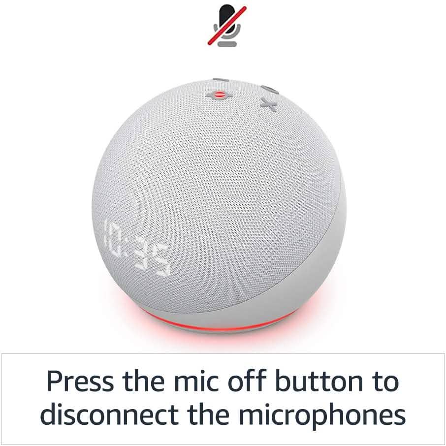 Amazon Echo Dot 4th Gen Smart speaker with clock and Alexa DailySale
