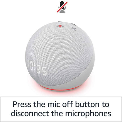 Amazon Echo Dot 4th Gen Smart speaker with clock and Alexa DailySale
