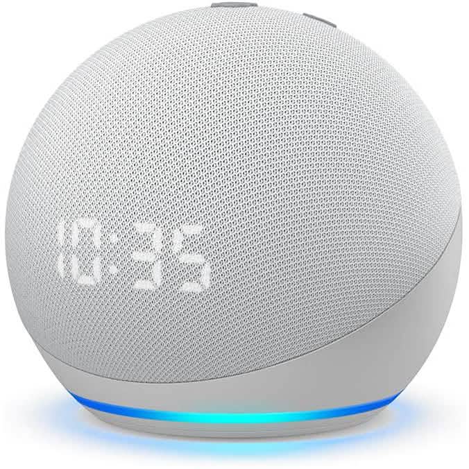 Amazon Echo Dot 4th Gen Smart speaker with clock and Alexa DailySale