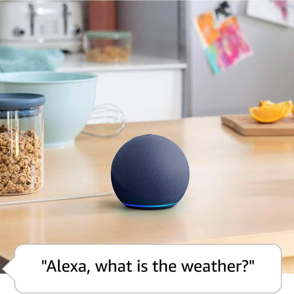 Echo Dot (5th Gen, 2022 Release) With Bigger Vibrant Sound, Helpful Routines and Alexa (Refurbished) DailySale