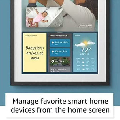 Echo Show 15 Full HD 15.6" Smart Display with Alexa, Fire TV and Remote (Refurbished) DailySale