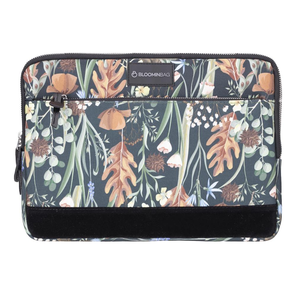 Eco Forest 13 Inch Laptop / MacBook Sleeve Mizuri Leather