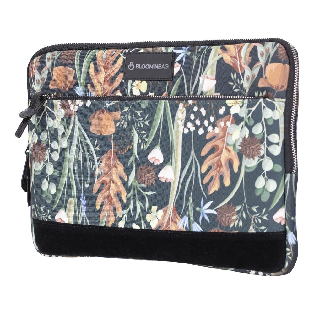 Eco Forest 13 Inch Laptop / MacBook Sleeve Mizuri Leather