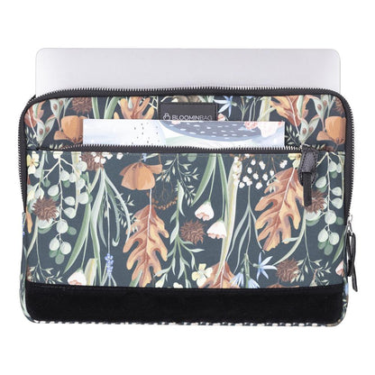 Eco Forest 13 Inch Laptop / MacBook Sleeve Mizuri Leather