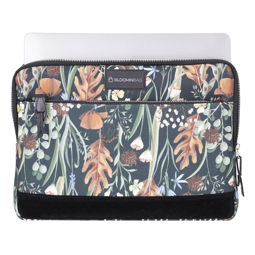 Eco Forest 13 Inch Laptop / MacBook Sleeve Mizuri Leather