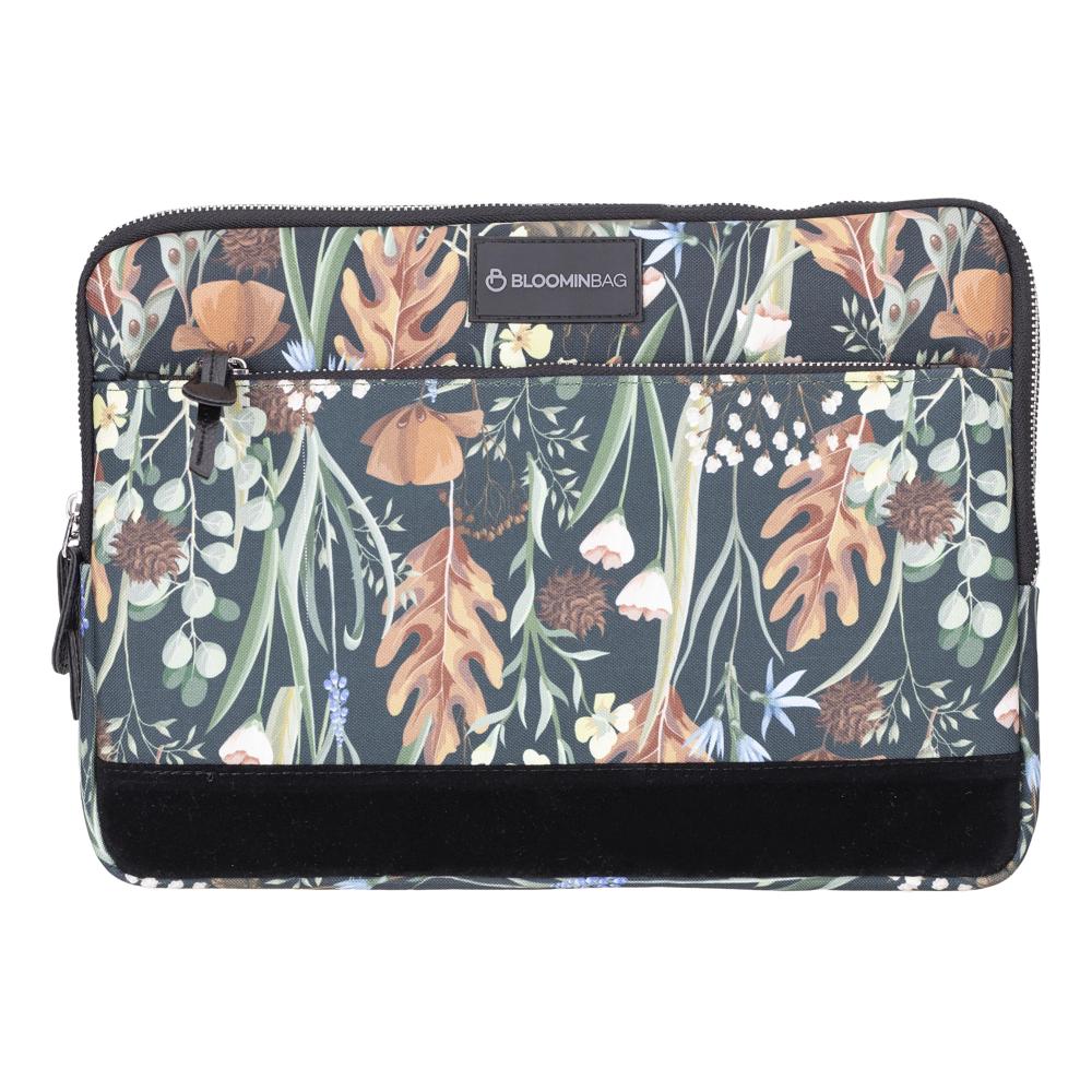 Eco Forest 14 inch Laptop / MacBook Sleeve Mizuri Leather