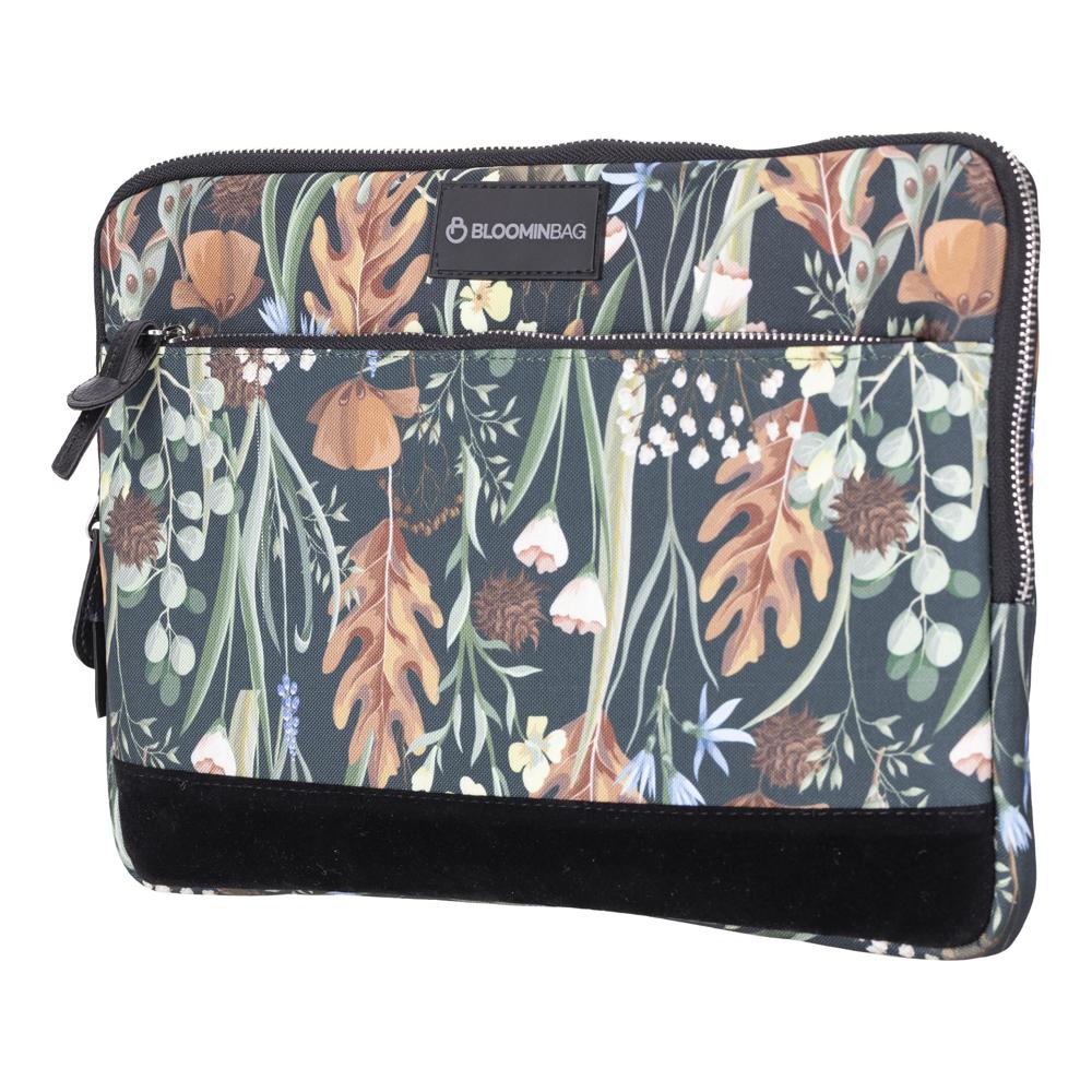 Eco Forest 14 inch Laptop / MacBook Sleeve Mizuri Leather