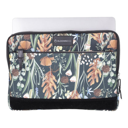 Eco Forest 14 inch Laptop / MacBook Sleeve Mizuri Leather