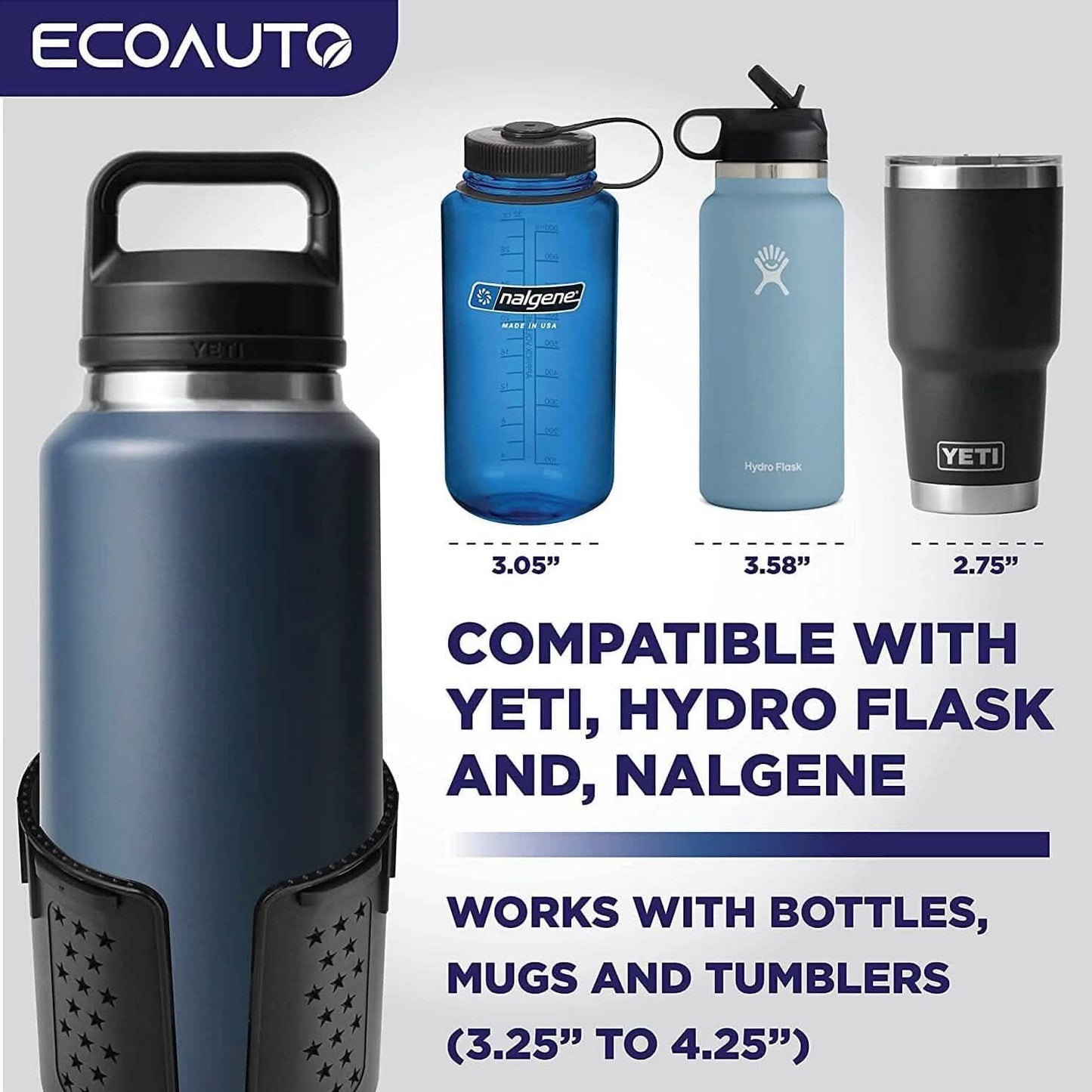 EcoAuto Cup Holder Expander for Car DailySale