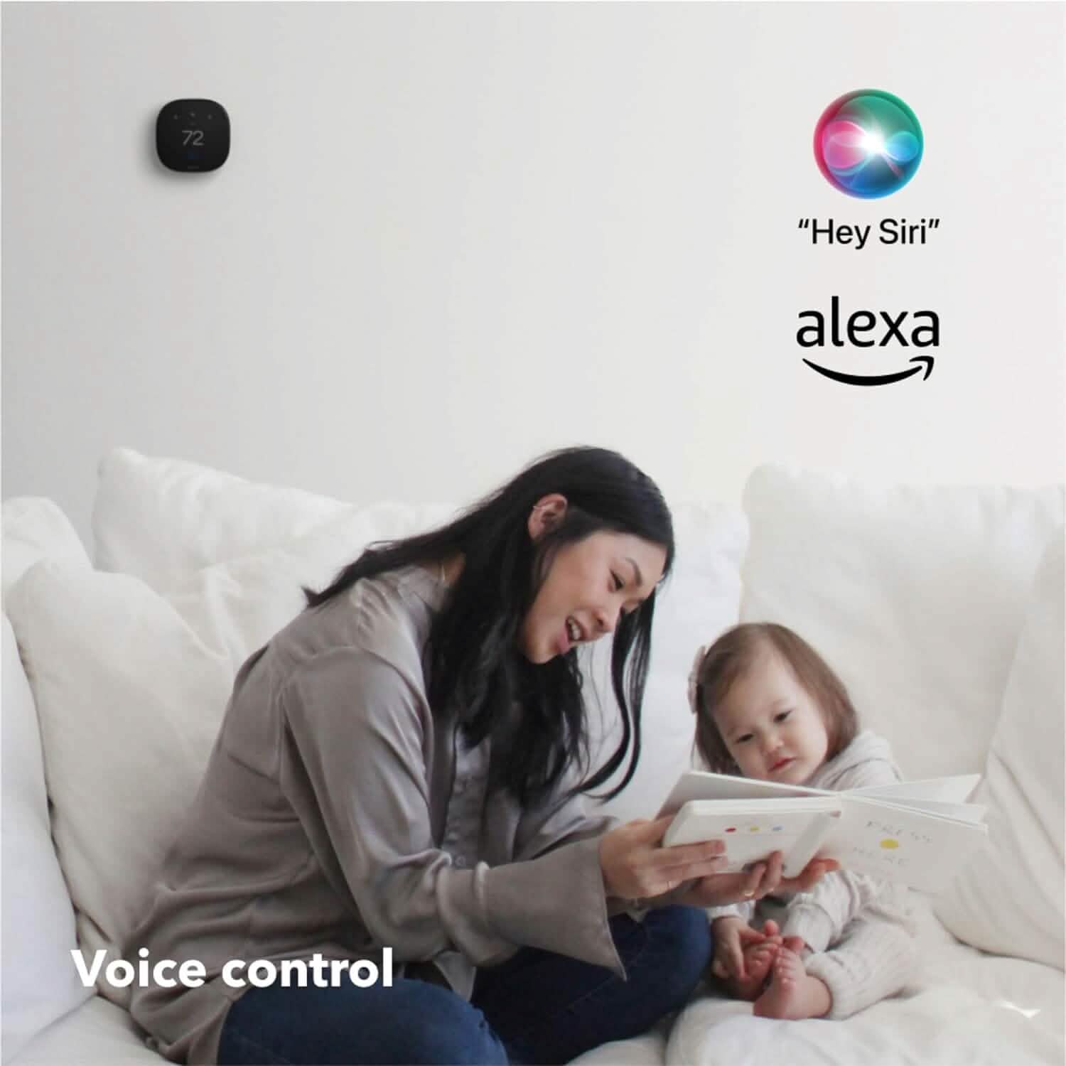 ecobee New Smart Thermostat Premium with Smart Sensor and Air Quality Monitor  (Refurbished) DailySale