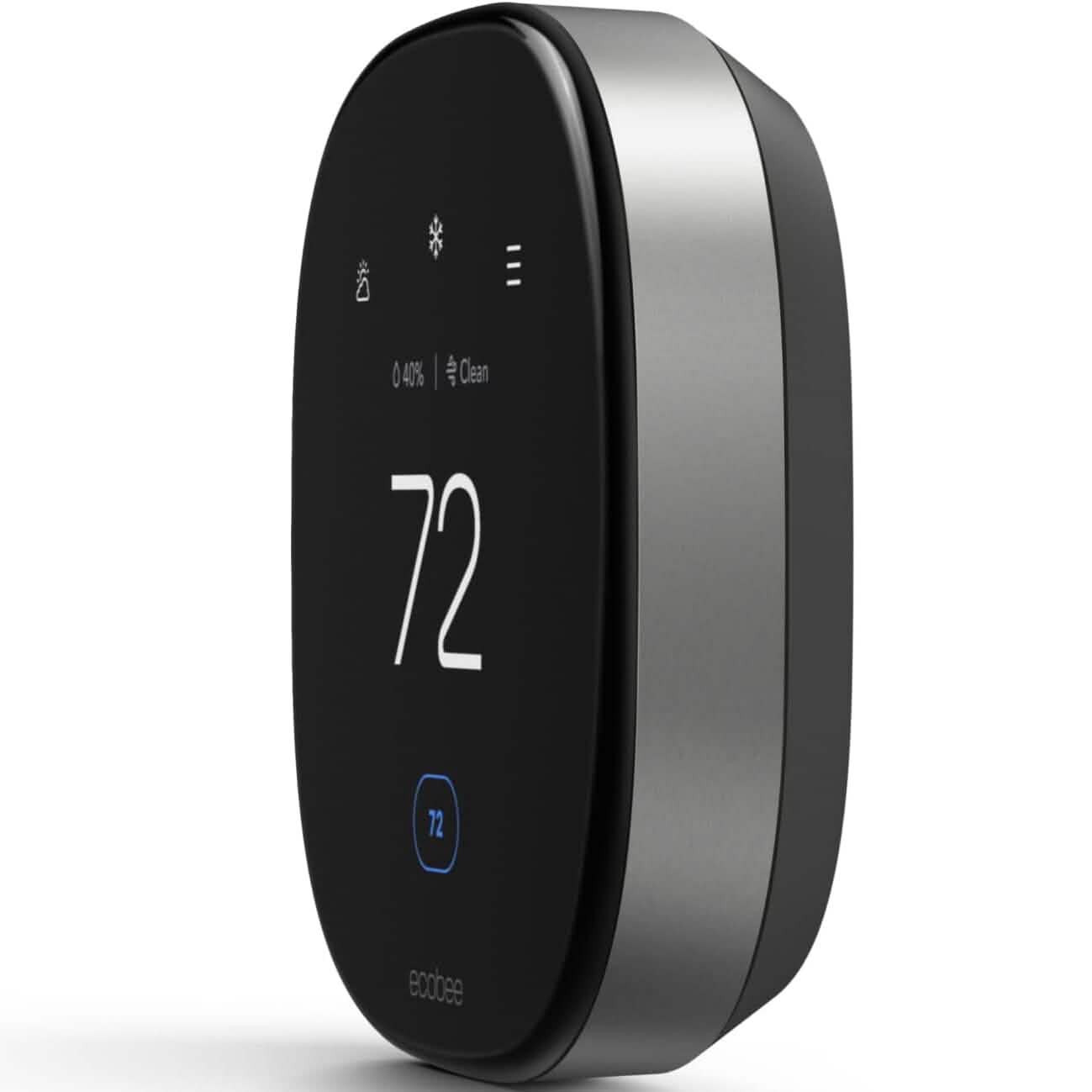 ecobee New Smart Thermostat Premium with Smart Sensor and Air Quality Monitor  (Refurbished) DailySale
