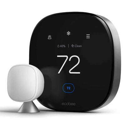 ecobee New Smart Thermostat Premium with Smart Sensor and Air Quality Monitor  (Refurbished) DailySale