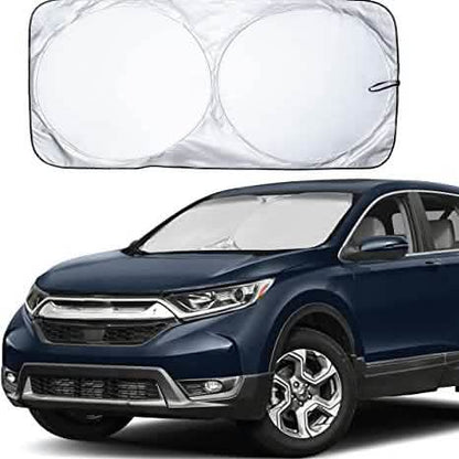 EcoNour Car Windshield Sun Shade with Storage Pouch DailySale