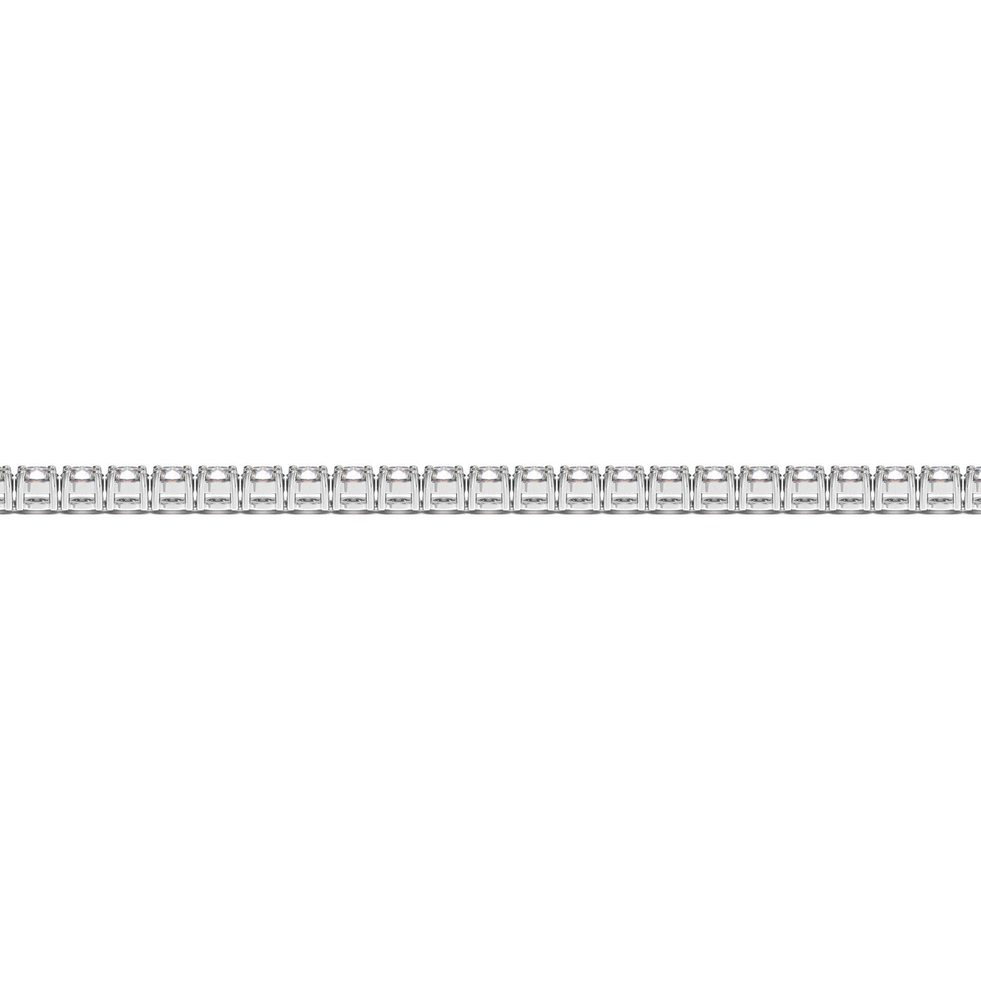 Lab Grown Round Diamond Tennis Bracelet in 14k White Gold (3 cctw F/G  VS2/SI1) Bids.com