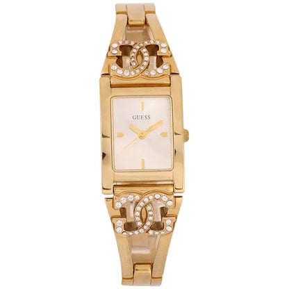Guess Women's Swarovski Crystal Gold Showpiece Bids.com