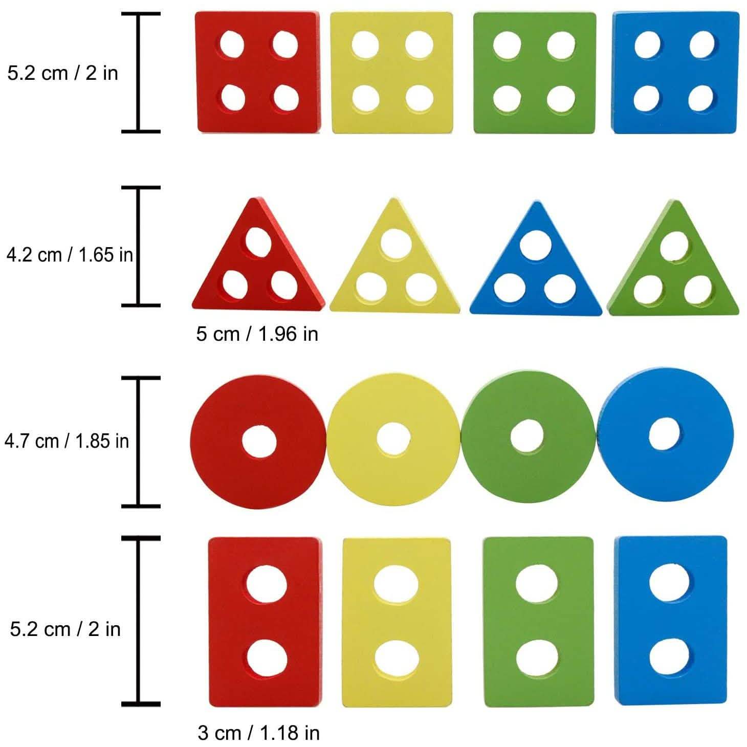 Educational Toys Wooden Shapes Sorter DailySale