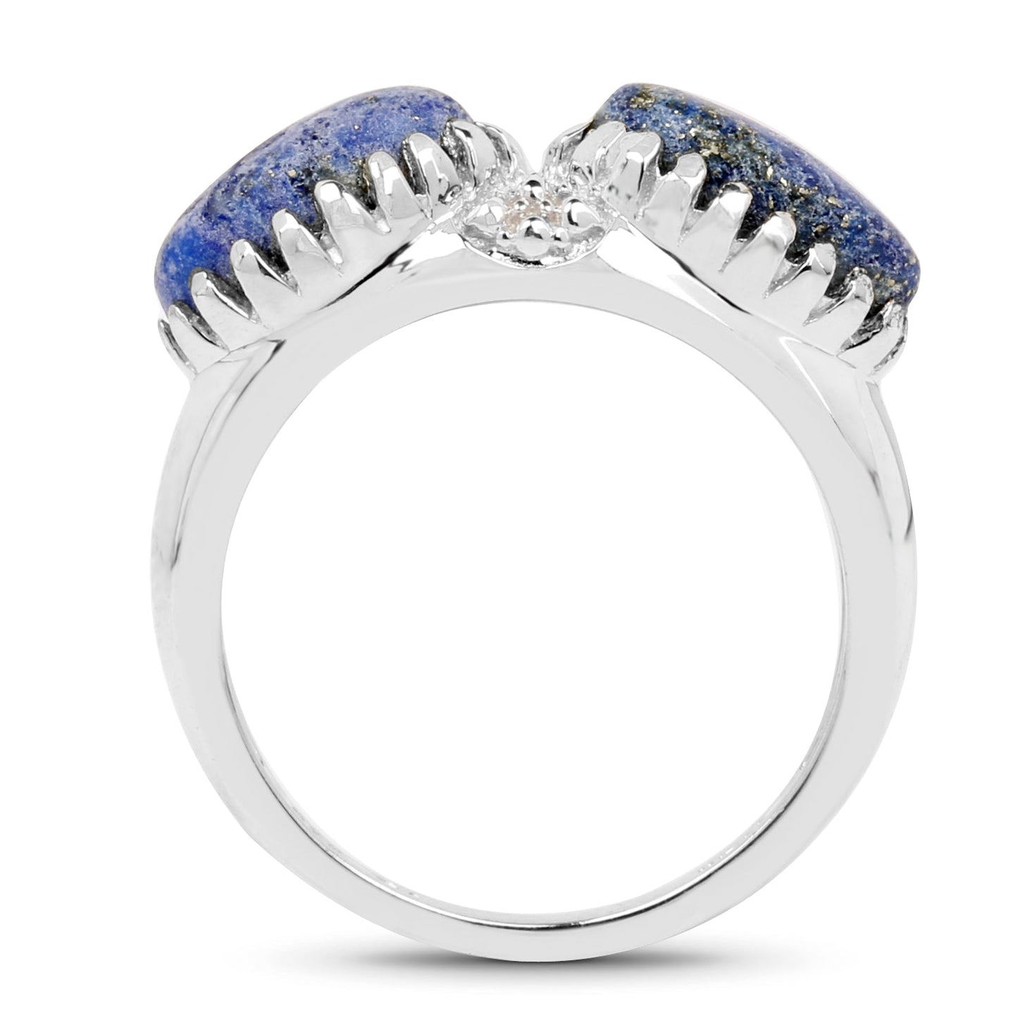 2.28 Carat Genuine Lapis Lazuli .925 Sterling Silver Ring Bids.com