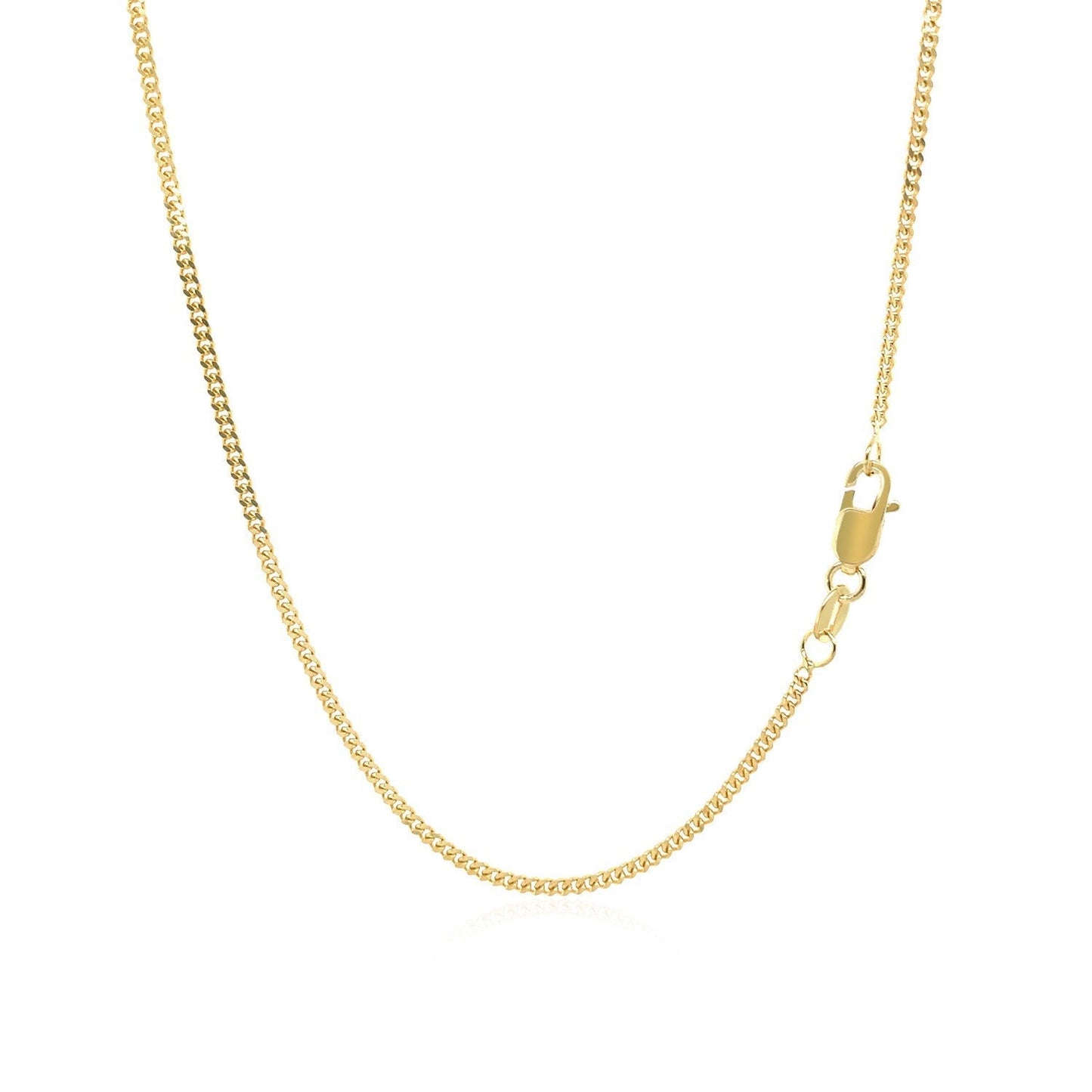 14k Yellow Gold Gourmette Chain 1.5mm Bids.com