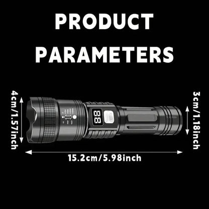 Ultra-Bright Tactical LED Flashlight – 3 Modes, USB Rechargeable, 600 Lumen, Outdoor, Hiking & Camping DailySale