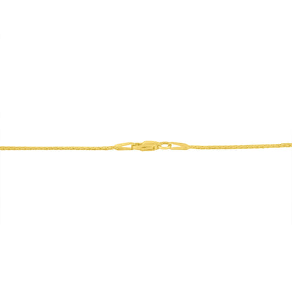10K Yellow and White Gold 1/2 Cttw Princess Cut Diamond Channel-Set â€œVâ€ Shape 18" Franco Chain Necklace (H-I Color, SI2-I1 Clarity) Bids.com
