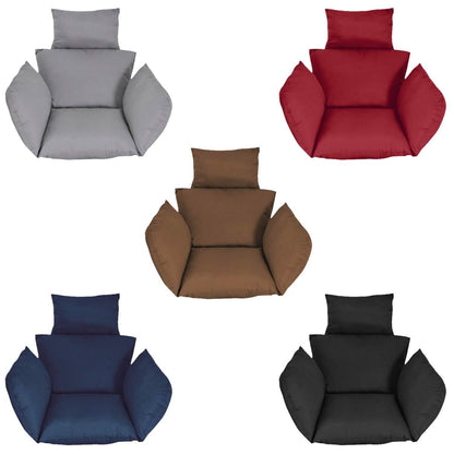 Egg Chair Hanging Basket Seat Cushion with Headrest DailySale