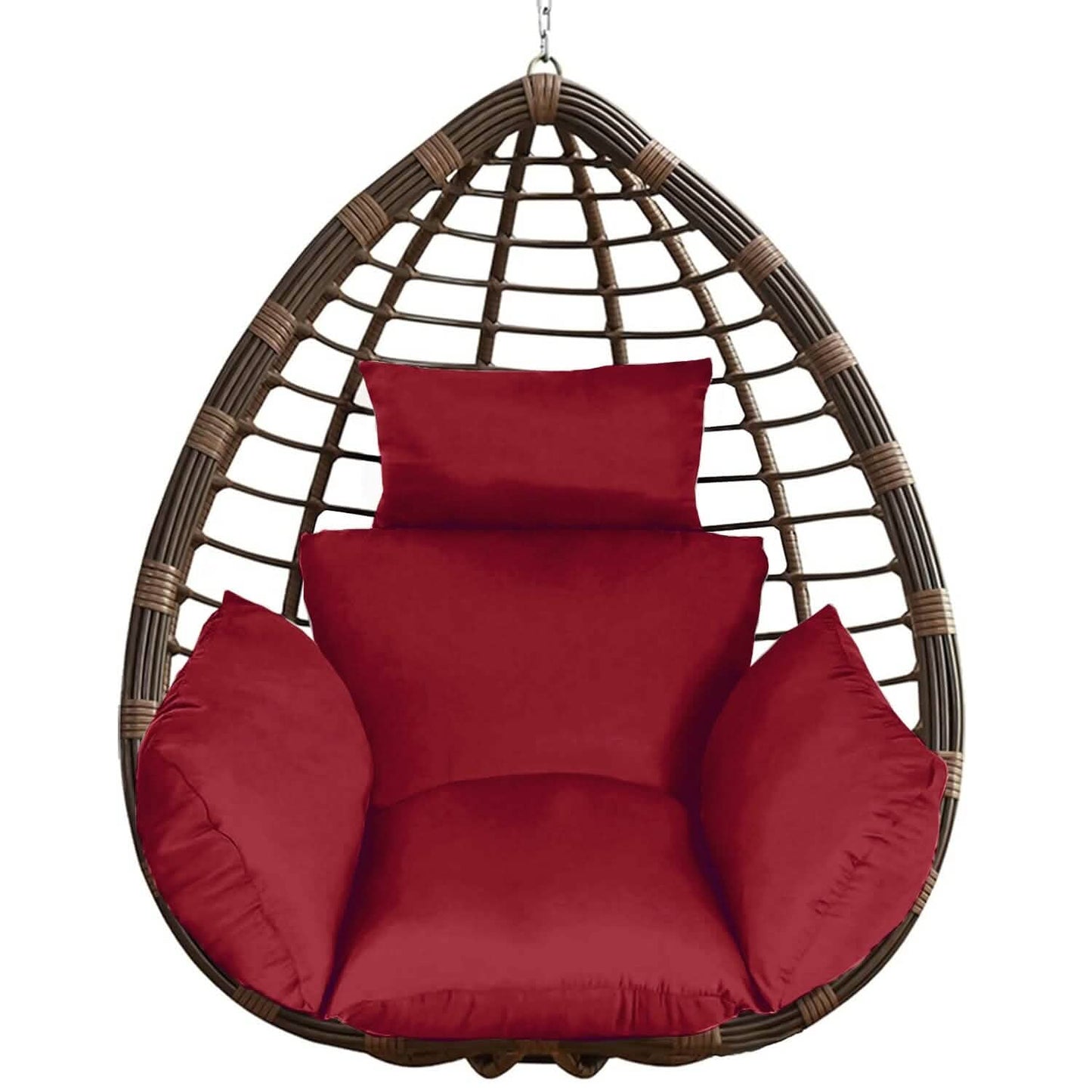 Egg Chair Hanging Basket Seat Cushion with Headrest DailySale