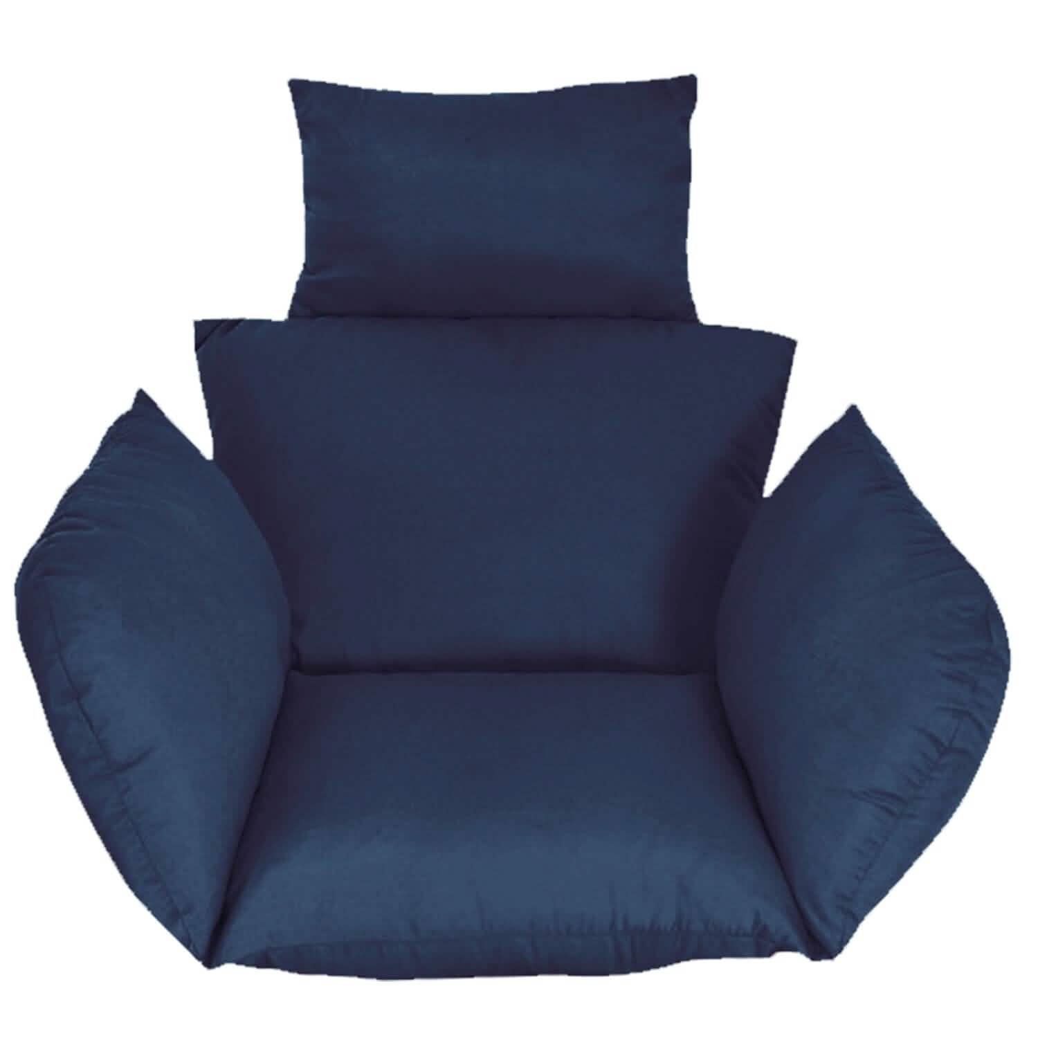 Egg Chair Hanging Basket Seat Cushion with Headrest DailySale