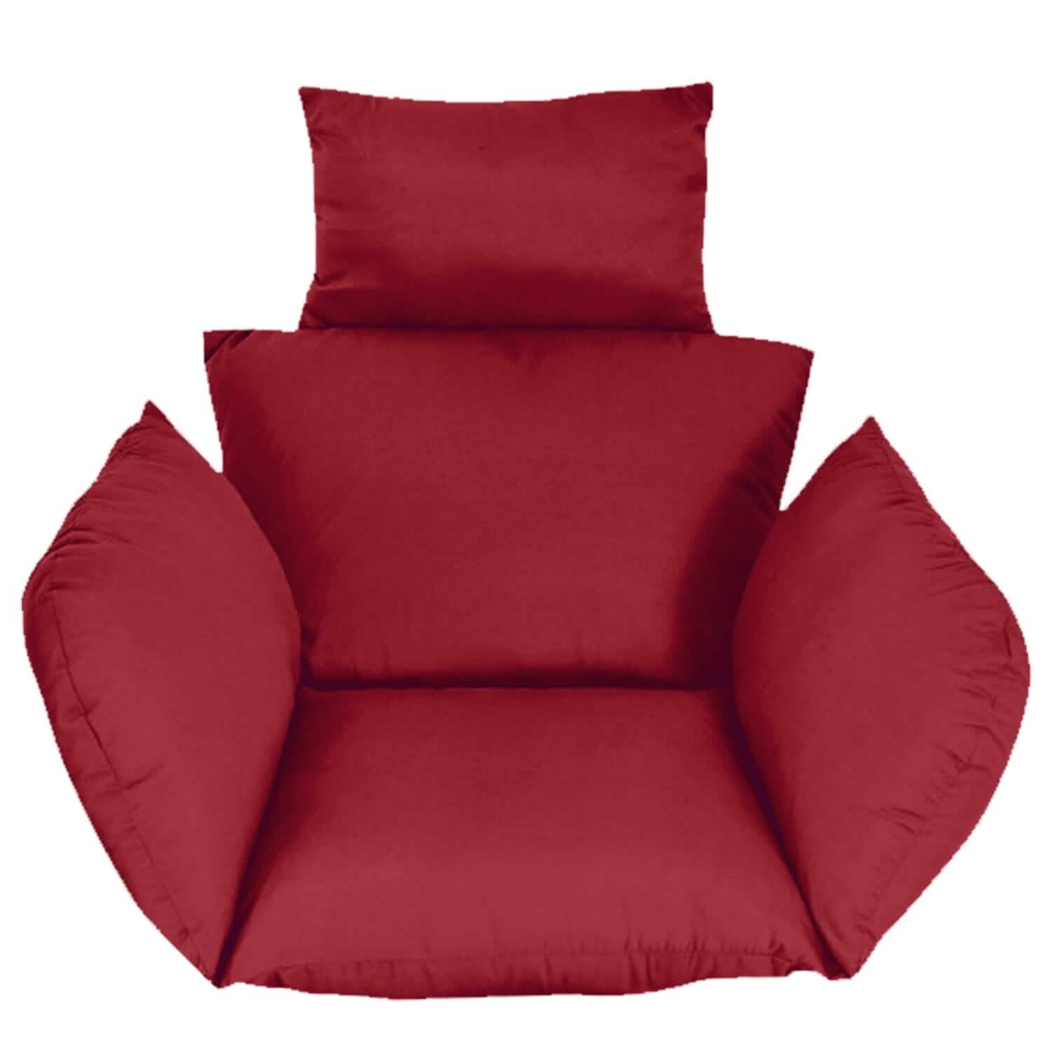 Egg Chair Hanging Basket Seat Cushion with Headrest DailySale