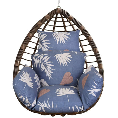 Egg Chair Hanging Basket Seat Soft Cushion with Headrest DailySale