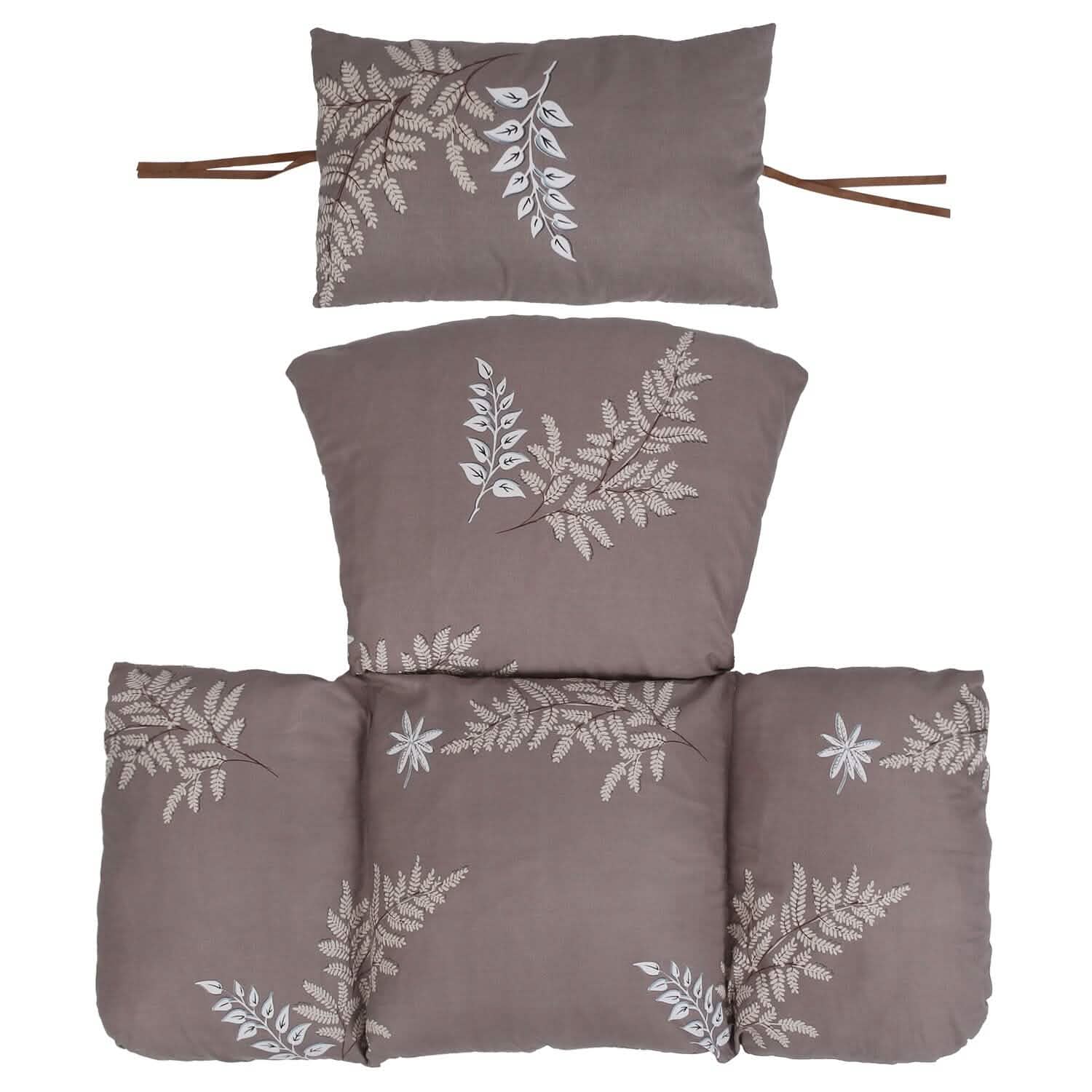 Egg Chair Hanging Basket Seat Soft Cushion with Headrest DailySale