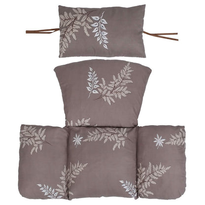 Egg Chair Hanging Basket Seat Soft Cushion with Headrest DailySale
