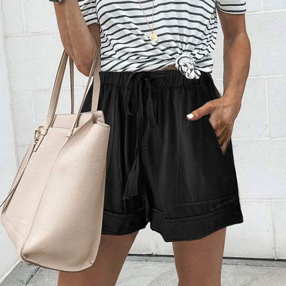 Elapsy Womens Casual Drawstring Elastic Waist Summer Shorts with Pockets DailySale