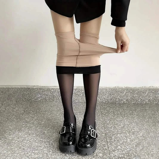 Elastic Translucent Thermal Tights Pants for Women DailySale