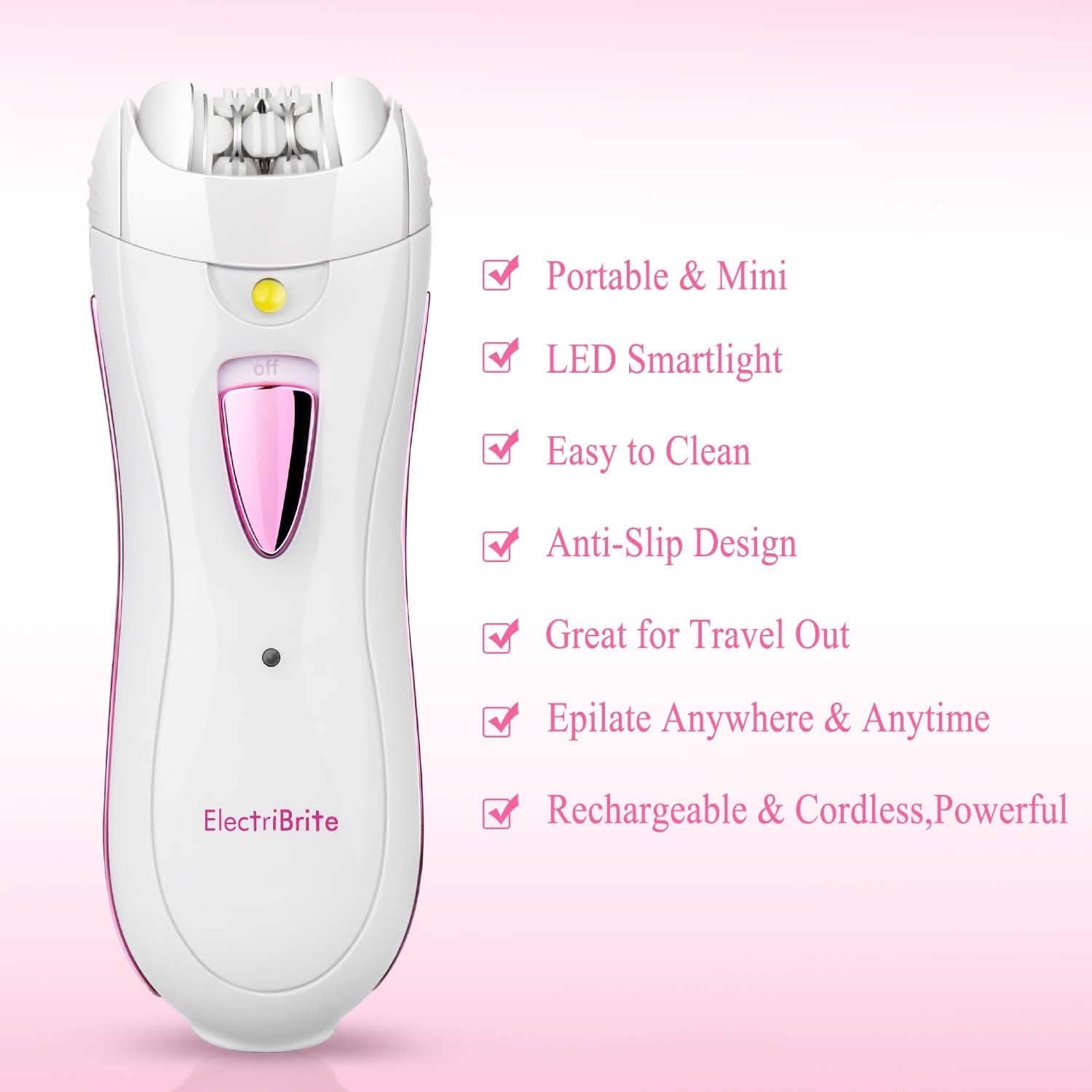 ElectriBrite Facial Hair Removal Epilators DailySale