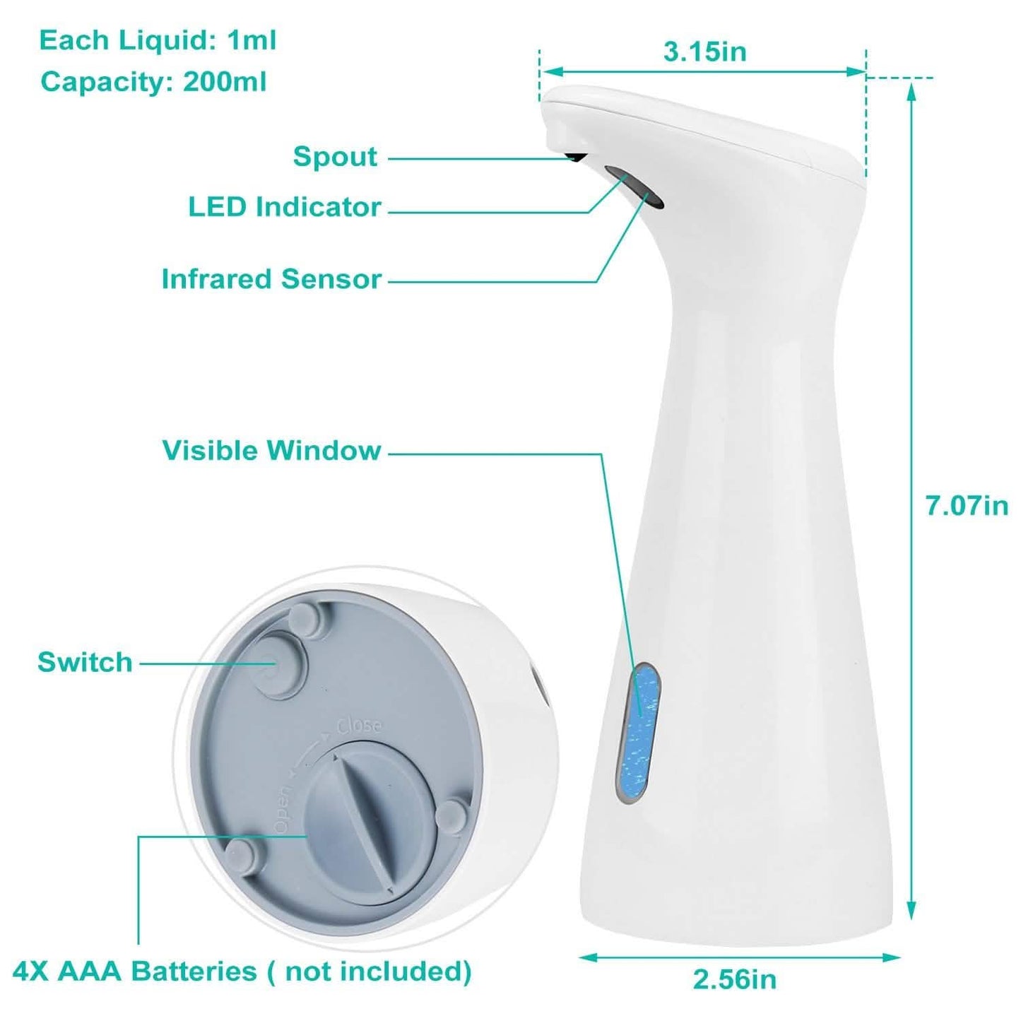 Electric Automatic Soap Dispenser DailySale