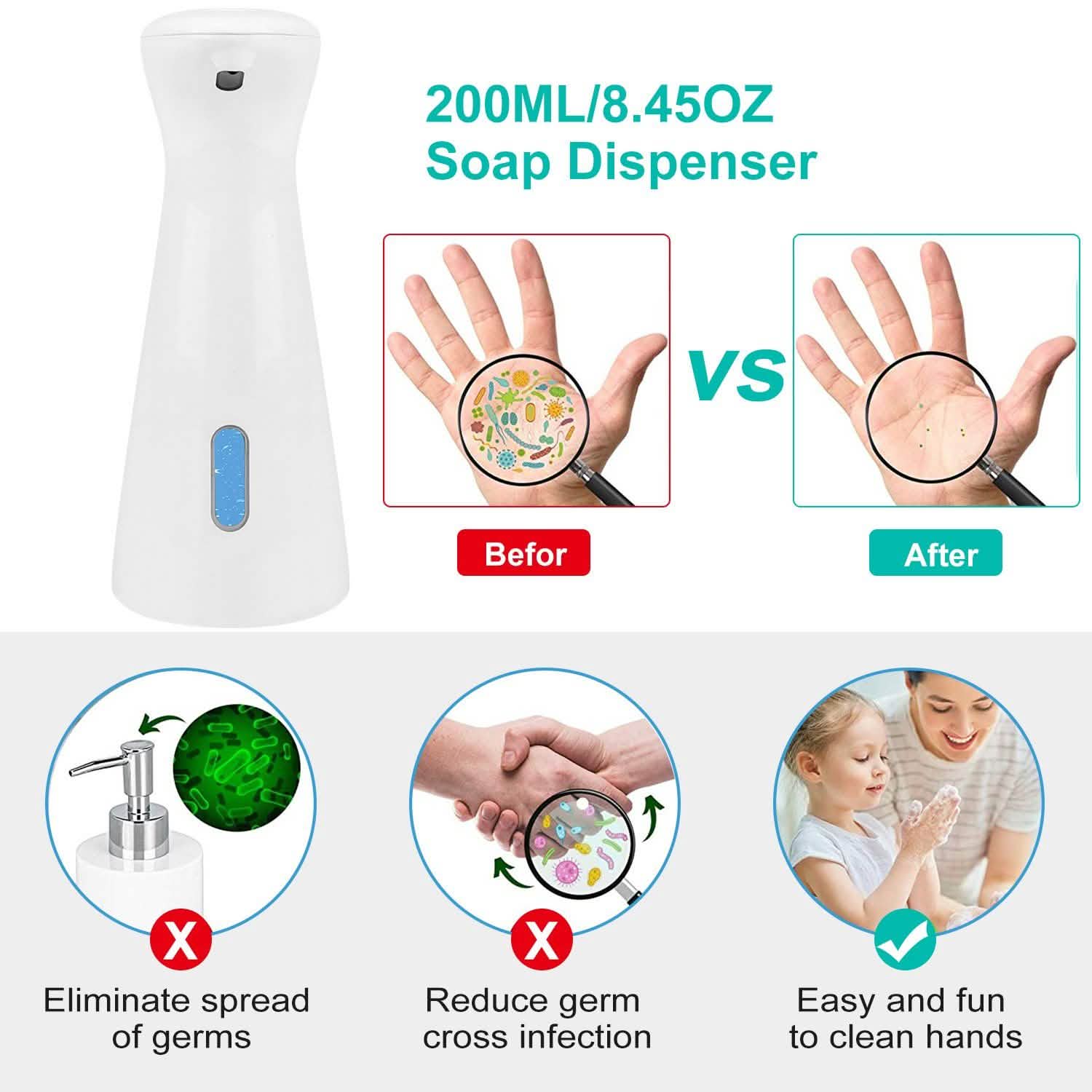 Electric Automatic Soap Dispenser DailySale